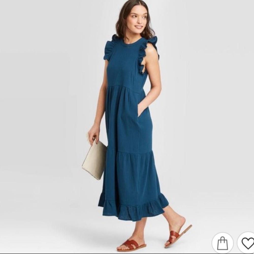 Sleeveless Tiered Ruffle Dress - Universal Thread™
